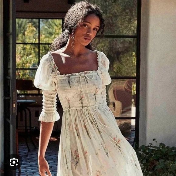 Doen Bijou Painted Bouquet Dress - Picture 2 of 6